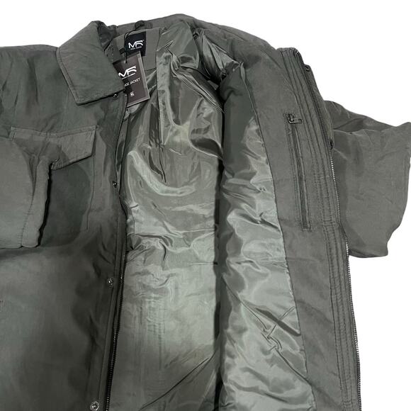 Mack Russo NWT Men's Range Jacket Front Zip and Snap Army Green XL - Picture 4 of 8